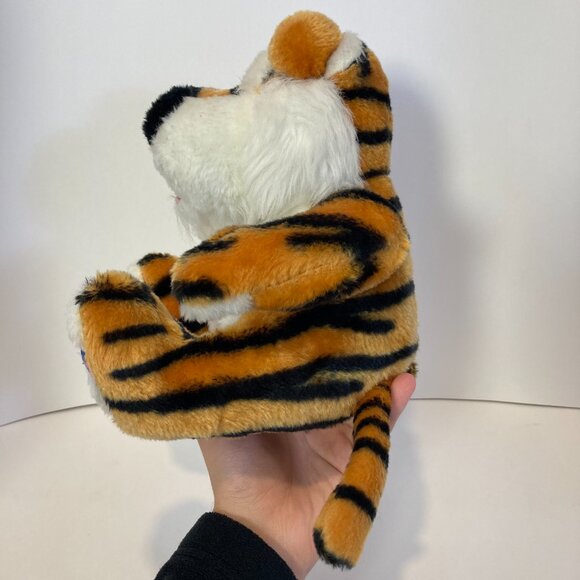 Vintage Smart Planet Tiger Stuffed Plush Radio Speaker 2005 Tested 10" Rare - Picture 8 of 11